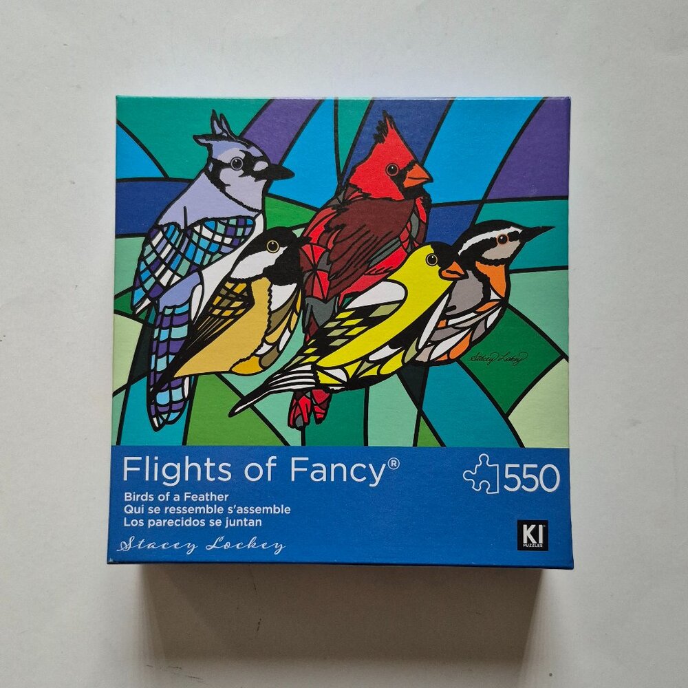 550 Piece "Flights of Fancy" Jigsaw Puzzle